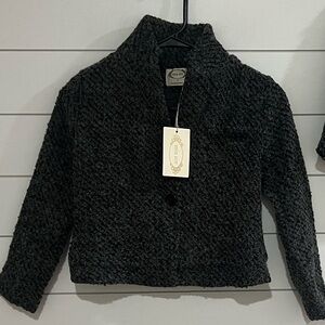 Joyfolie Charcoal Textured Kids Blazer